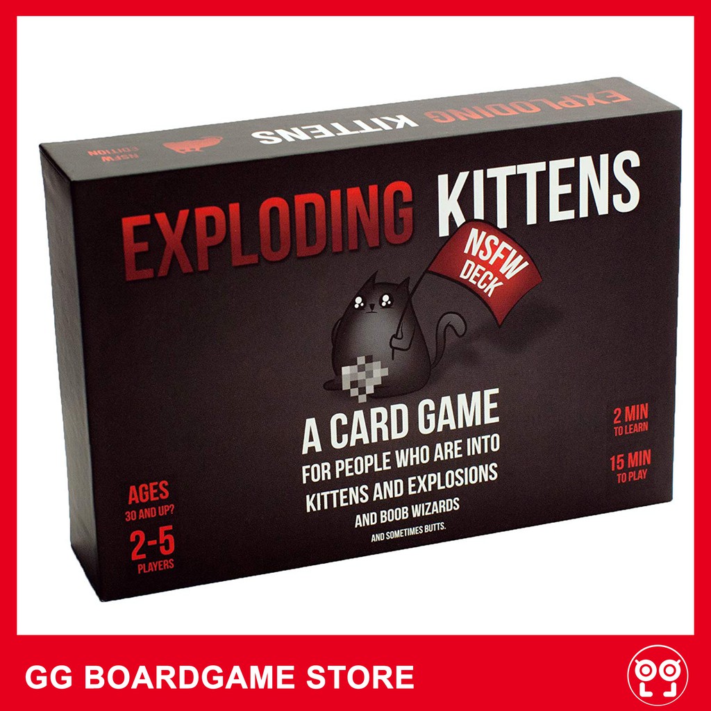 Trò chơi thẻ bài Mèo Nổ Exploding Kittens tiếng Anh