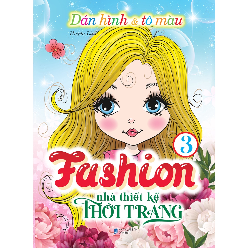 Sách - Dán Hình và Tô Màu - Fashion Nhà Thiết Kế Thời Trang Tập 3