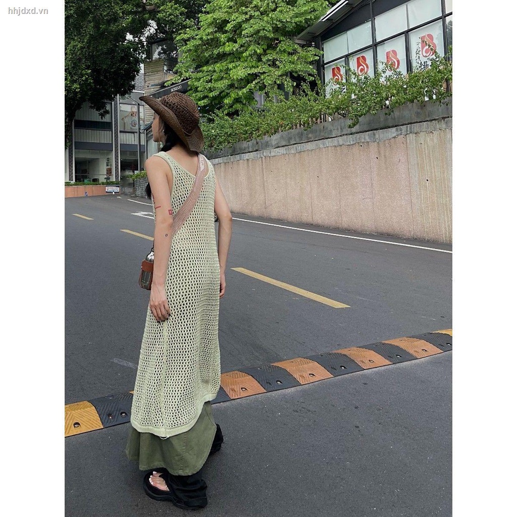 Đầm Dệt Kim Hai Dây Phong Cách Xuân Hè Hàn Quốc 2022 Cho Nữ | WebRaoVat - webraovat.net.vn