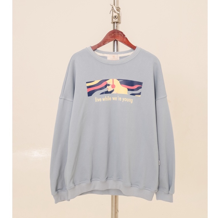 Áo Nỉ dài tay cổ tròn Live Méo Shop | BigBuy360 - bigbuy360.vn