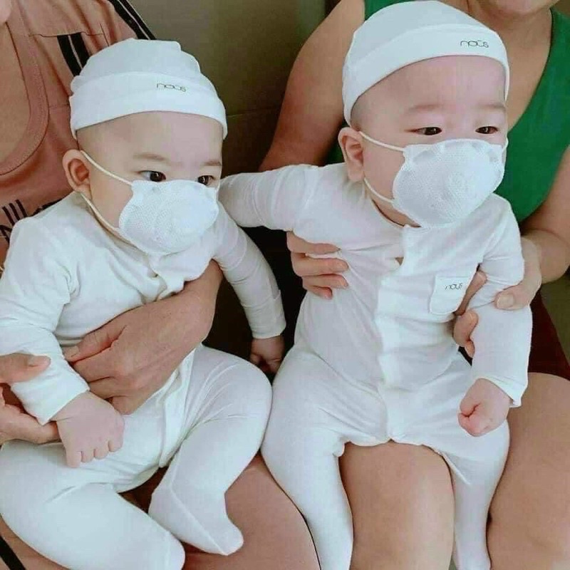 [Set 6 cái ] Khẩu trang gấu Bisou cho bé 0-3t