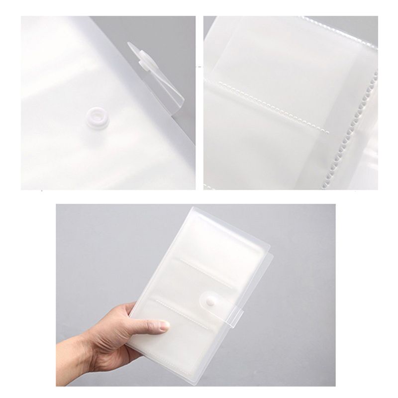 Hộp Nhựa PP Trong Suốt 240 Ngăn Đựng Danh Thiếp Tiện Dụng