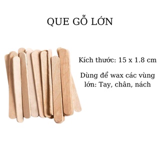 Que phết sáp bộ 10 que gỗ waxing