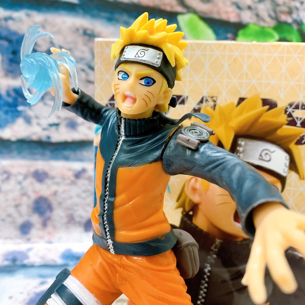 Mô hình Naruto Rasegan siêu ngầu cao 18cm có chân đế đi kèm, fullbox