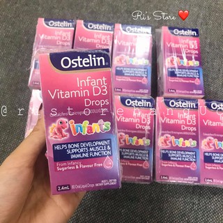 Vitamin D3 Ostelin drop 2.4ml cho trẻ từ sơ sinh
