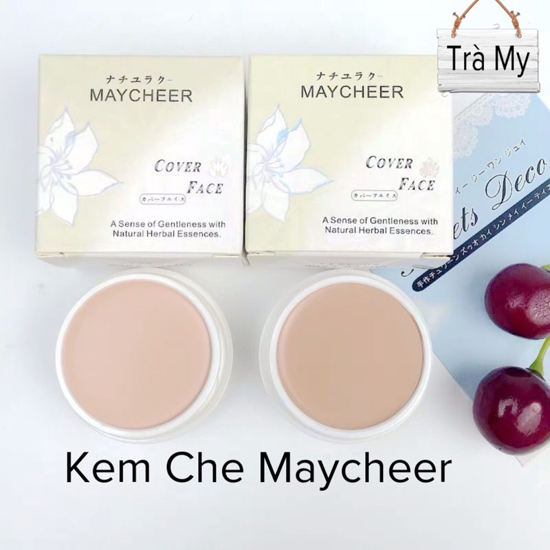 Kem che khuyết điểm Maycheer+cọ tém