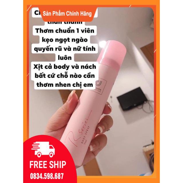 Mỹ phẩm XỊT KHỬ MÙI TOÀN THÂN RSERIES 75ml ok