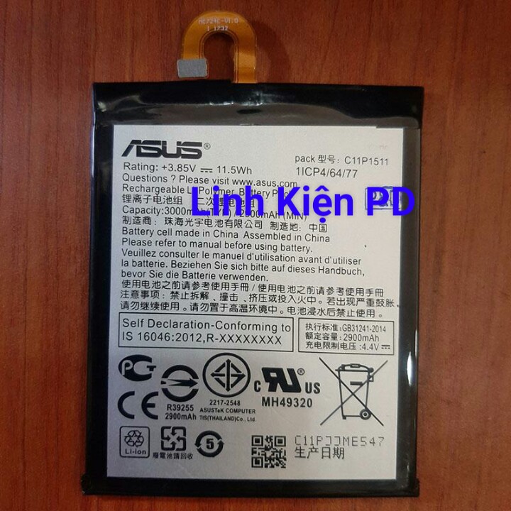 Pin Asus Zenfone ZB553KL
