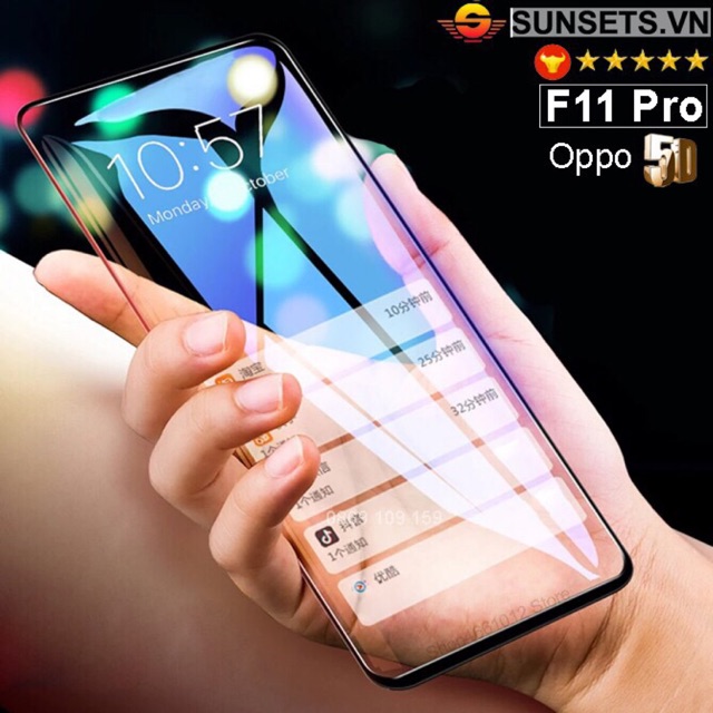 Bộ 4 kính cường lực oppo F11 Pro,F11Pro Siêu cứng,Bóng,Đẹp