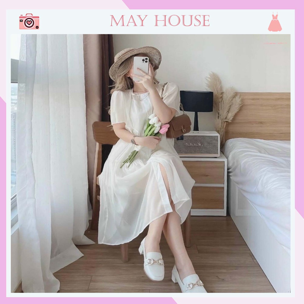 ĐẦM LỤA tiểu thư kèm lót đi chơi đi dạo phố siêu xinh