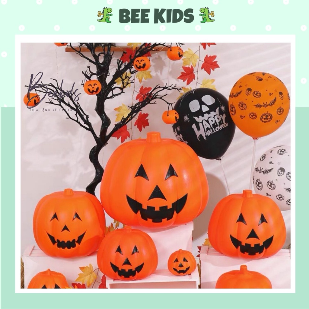 Đèn Halloween - Lồng đèn bí ngô Halloween - Có đèn, nhạc - Đèn lồng bí ngô Halloween  BEEKIDS