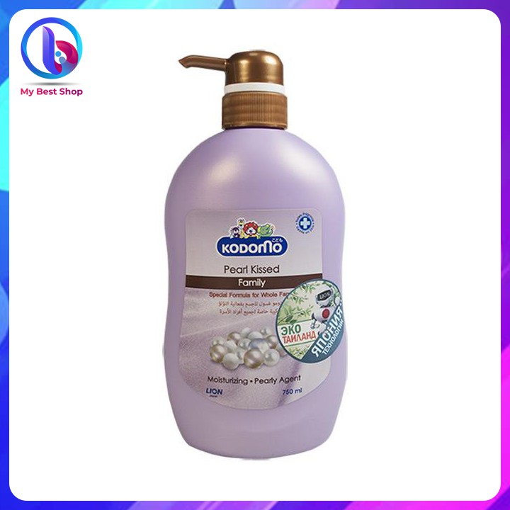 Sữa tắm ngọc trai Kodomo Pearl Kissed Family - 750ml - Thương hiệu Thái Lan - infomybestshop