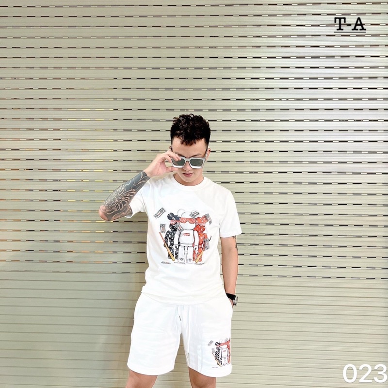 Bộ cộc tay nam các hãng , hàng hot trend
