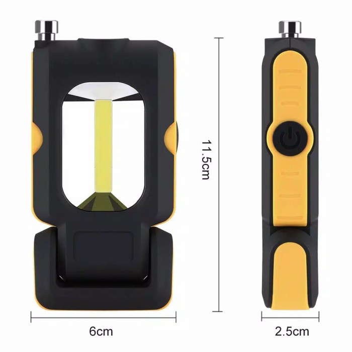 Đèn pin LED COB 2000 Lumens khẩn cấp