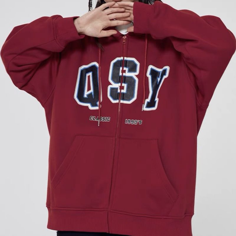 Áo Hoodie Zip QSY Basic 4 Màu Unisex