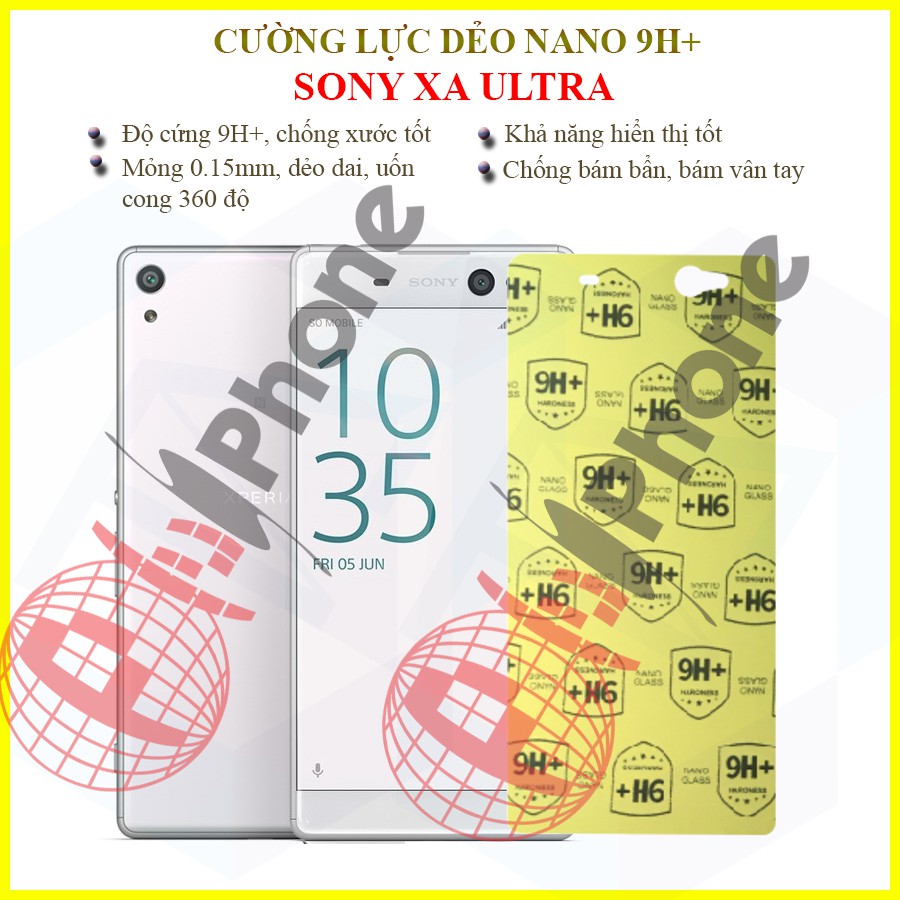 Dán cường lực dẻo nano Sony XA Ultra