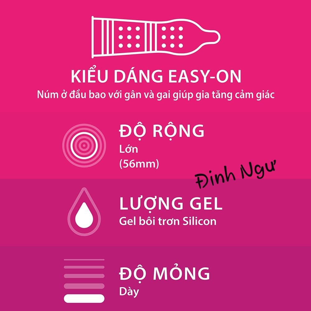 bán sỉ - Bao cao su Durex Pleasuremax - hôp 12 bao (TẶNG 1 bao thường dùng) BÁN GIÁ SỈ - RẺ NHƯ CHO