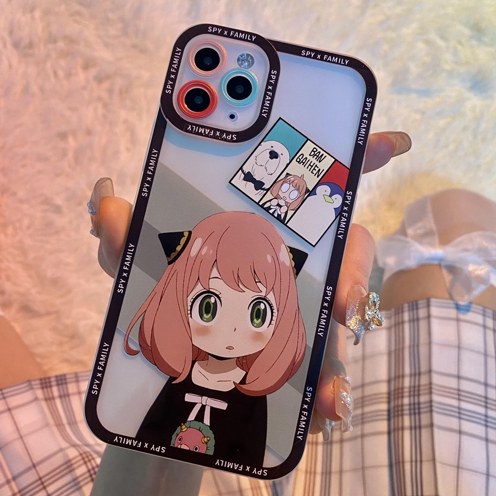 SPY×FAMILY Anya Forger Ốp Điện Thoại Mềm Họa Tiết Mắt Thiên Thần Cho iphone 14 MAX 11 13PRO 12MINI 7 8PLUS XS MAX 6SPLUS XR XS X SE2020 6