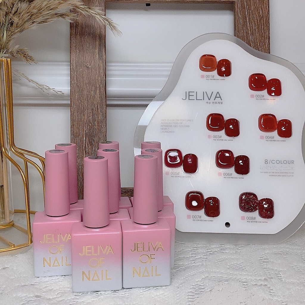 Set Sơn đỏ JELIVA 8 màu