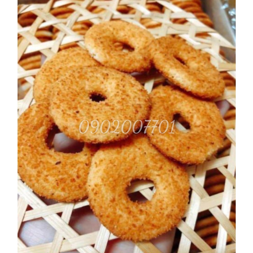 Bánh vòng dừa nướng thơm ngon 100g/200g/500g- Đồ ăn vặt