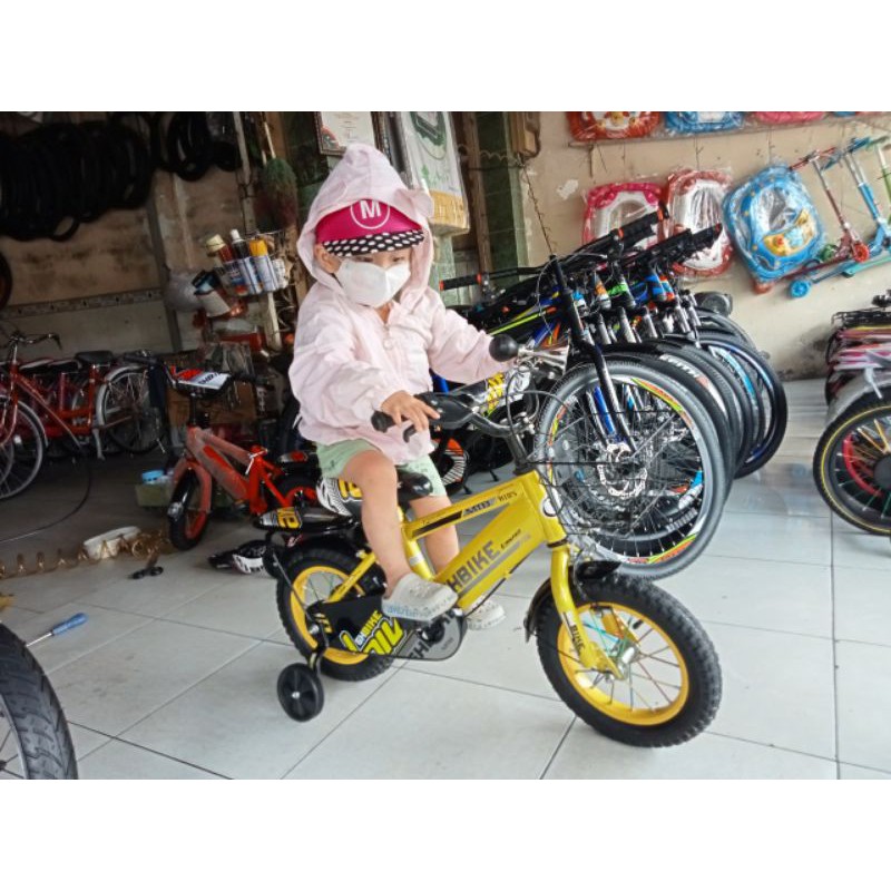 Xe đạp trẻ em 12in bé trai GHbike