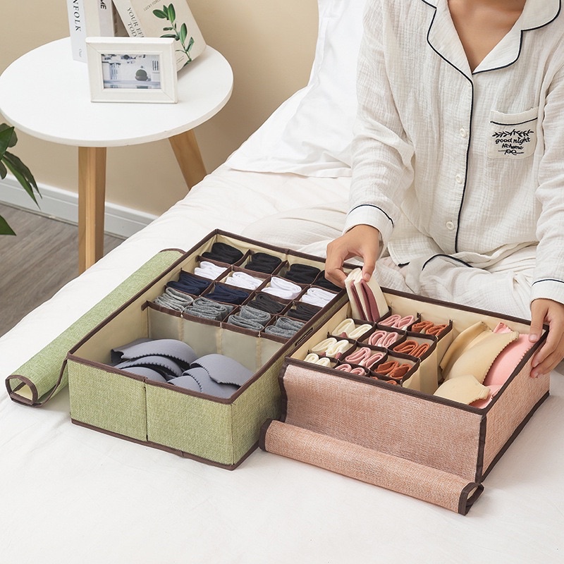 HỘP ĐỰNG ĐỒ LÓT XUCHIENG CÓ NẮP ĐẬY TIỆN LỢI GỌN GÀNG