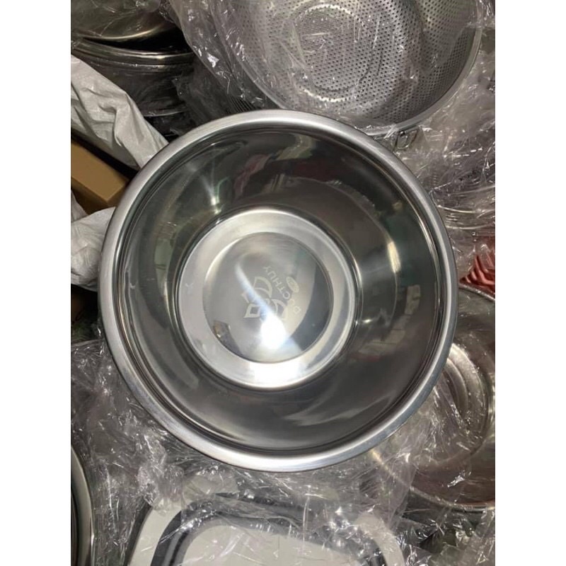 Bát,Tô,Chậu inox 304 siêu dày đa năng đủ size 18cm-20-22-24-26-30-32-34-36cm