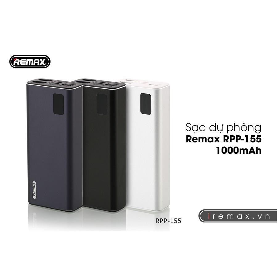 Pin sạc dự phòng Remax RPP-155 10000mAh Hồng Anh Case