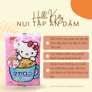 Mì Nui Hello Kitty Nhật Bản 150g cho bé ăn dặm từ 9 tháng