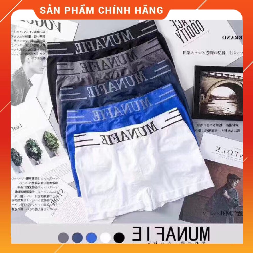 Combo 5 Quần lót nam cotton sịp đùi nhiều màu đẹp