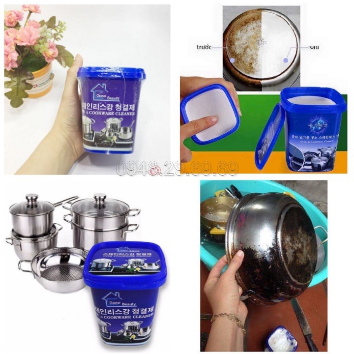 Kem Tẩy Rửa Xoong Nồi Đa Năng Hàn Quốc ,Đánh Bay Các Vết Bẩn Cứng Đầu Store4girls