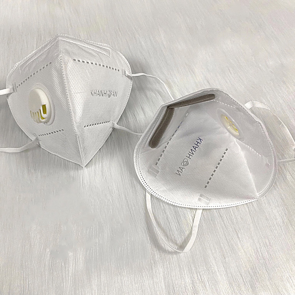 Khẩu trang y tế N95 có van thở Khánh An chính hãng 𝗥𝗘𝗦𝗣𝗜𝗥𝗔𝗧𝗢𝗥 𝗣𝗠 𝟮.𝟱 𝗠𝗘𝗗𝗜𝗖𝗔𝗟 𝗙𝗔𝗖𝗘 𝗠𝗔𝗦𝗞