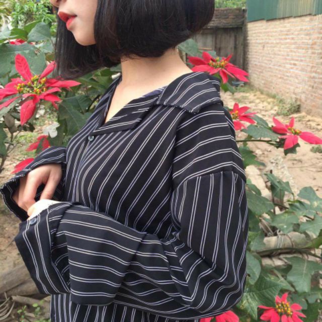 (ảnh thật) SƠ MI SỌC LỤA TUYẾT LOẠI 1