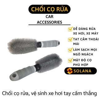 [GIÁ SỈ] Cọ Vệ Sinh Xe Hơi - Chổi Cọ Vành Xe Ô Tô, Đa Năng Tay Cầm Thẳng 8680