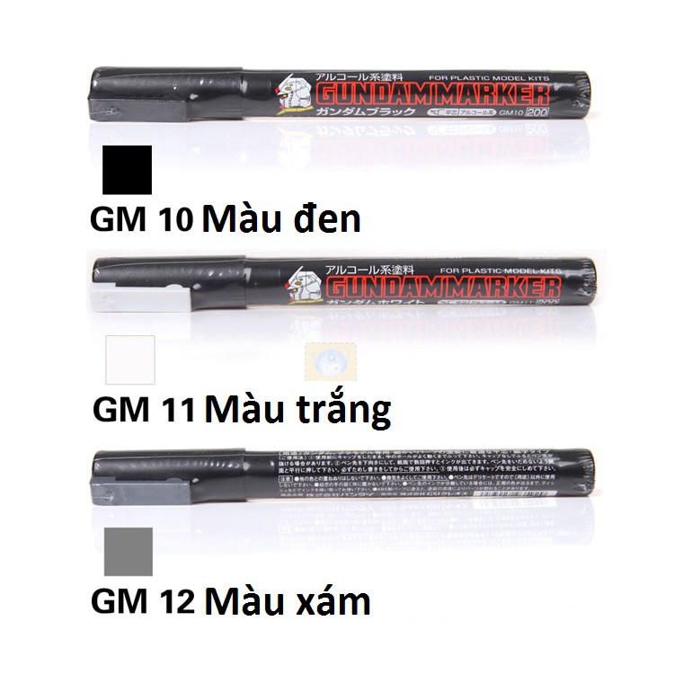 Dụng cụ mô hình Bút kẻ lằn và bút tô Gundam Marker