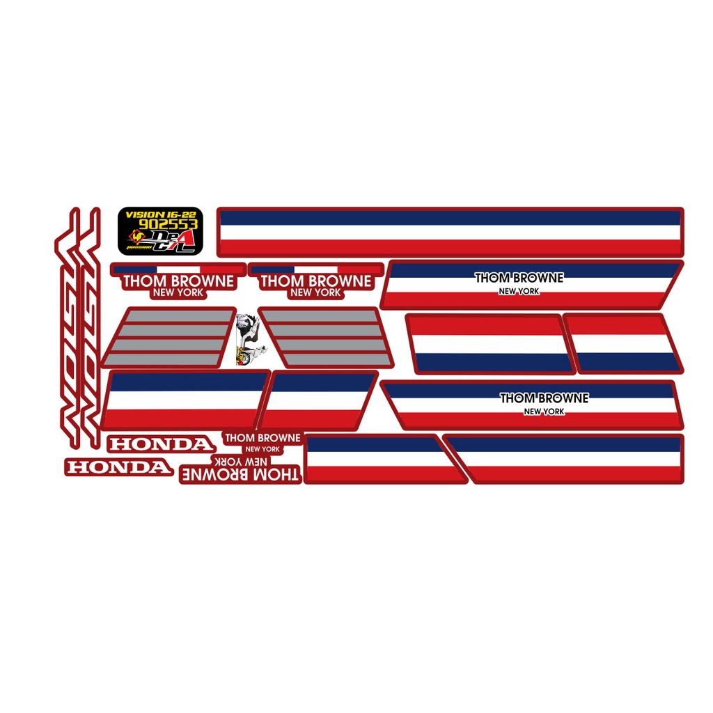 Tem Rời Vision 4Hp V2 ĐỦ MÀU- Ảnh Thật #Temxemay #Decal #Vision #Temroi #Temxe #TemRoi #Honda