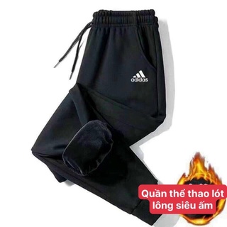 Quần jogger thể thao lót lông cho nam giới siêu ấm (sz từ 60-75kg)