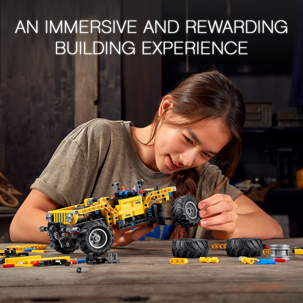 LEGO TECHNIC 42122 Xe Địa Hình Jeep Wrangler ( 665 Chi tiết)