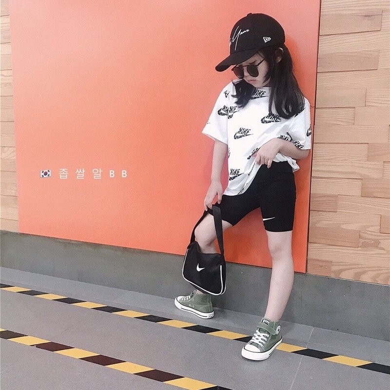 Áo Thun Cotton Tay Ngắn Thời Trang Mùa Hè Phong Cách Hàn Quốc Mới Dành Cho Bé