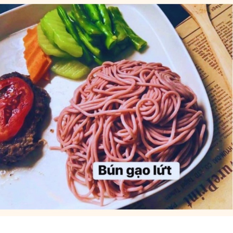 BÚN GẠO LỨT ĐỎ 400GRAM BÚN KHÔ GẠO  LỨT CHO NGƯỜI ĂN KIÊNG - MÍT TÂY ĐẶC SẢN HUẾ