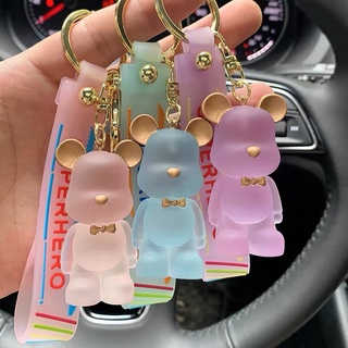 ORDER Móc khoá gấu bearbrick màu thạch trong