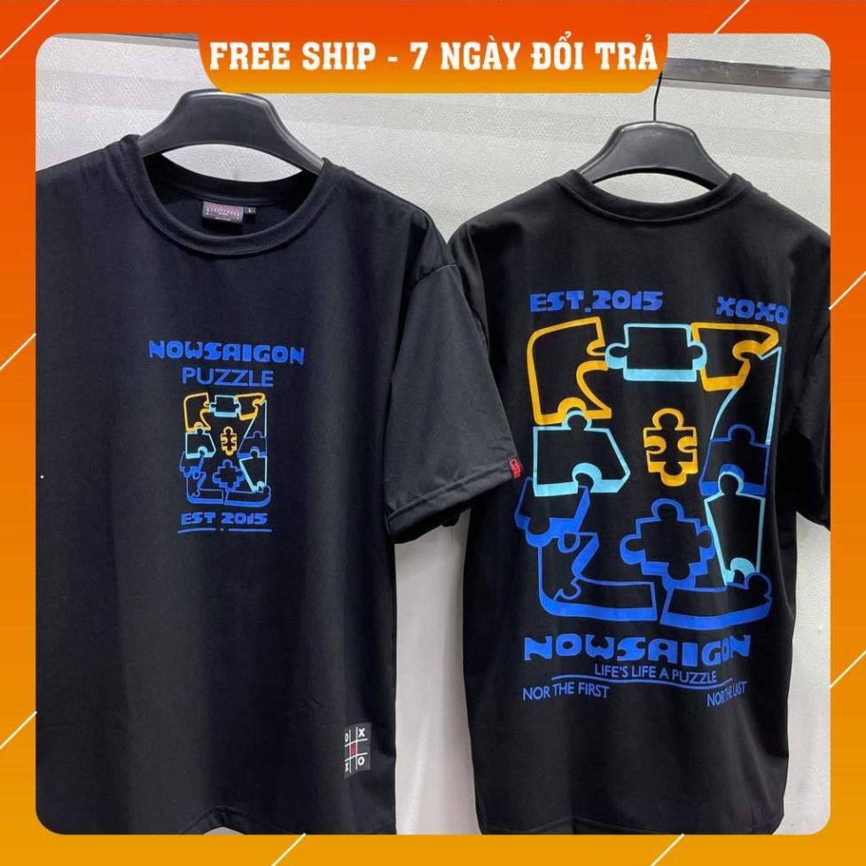 áo thun tay lỡ form rộng nam nữ now sài gòn full tag | BigBuy360 - bigbuy360.vn