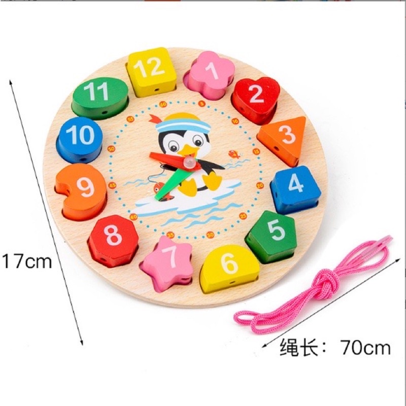 Combo 7 món đồ chơi gỗ thông minh Baostore triển tư duy, trí tuệ cho bé