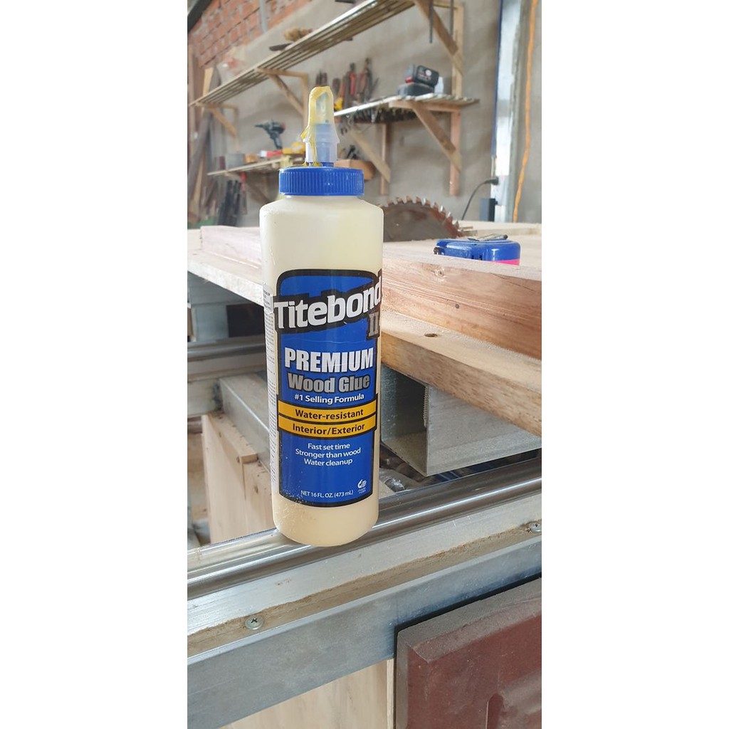 Keo dán gỗ, keo Titebond II Premium Wood Glue 473ml