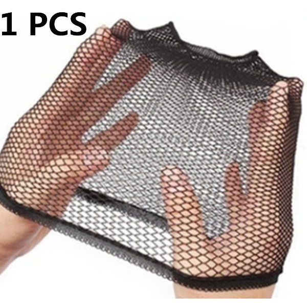 Mũ Lưới Đội Tóc Giả Bằng Nylon Co Giãn Cao Thấm Hút Mồ Hôi Chống Trượt Màu Đen Thời Trang Chất Lượng Cao