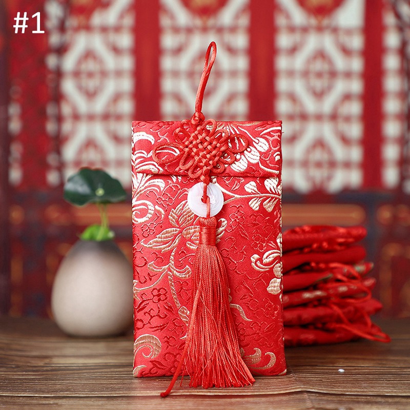 Phong bì màu đỏ họa tiết rồng phượng hoàng phong cách Trung Hoa | BigBuy360 - bigbuy360.vn