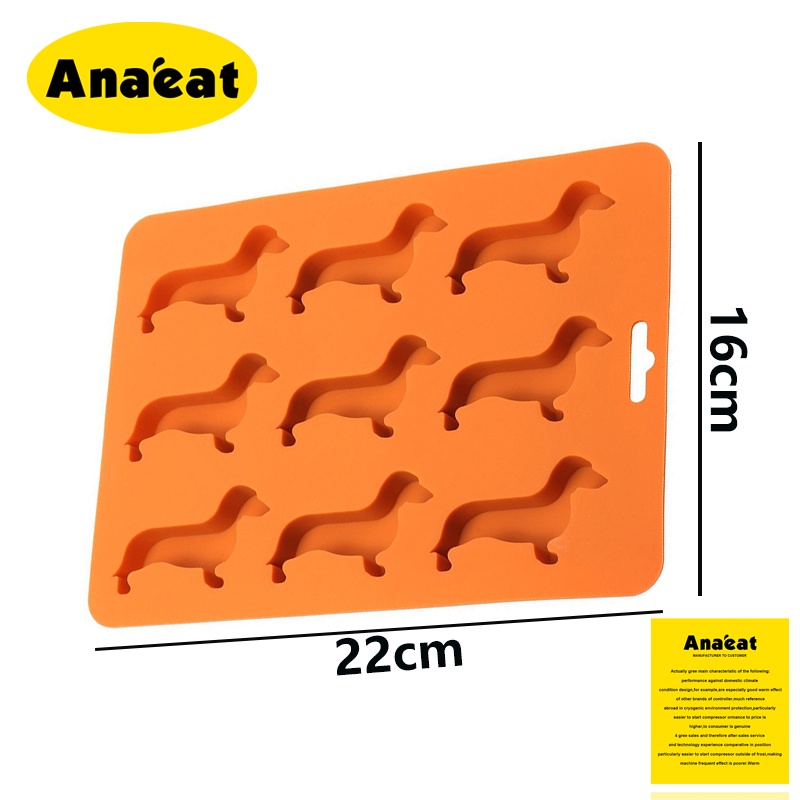 Khuôn silicone ANAEAT dùng để làm sô cô la và đá viên