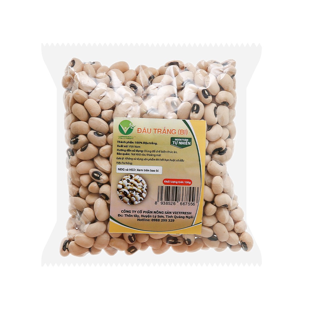 Đậu trắng bi Vietfresh gói 150g