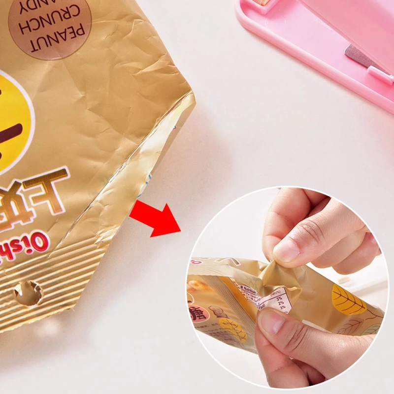 Máy Hàn Miệng Túi Nhựa Mini Bằng Nhựa Tiện Dụng Cho Nhà Bếp