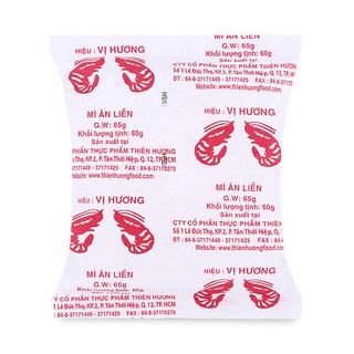 Combo 5 Mì Giấy Vị Hương Gói 60G